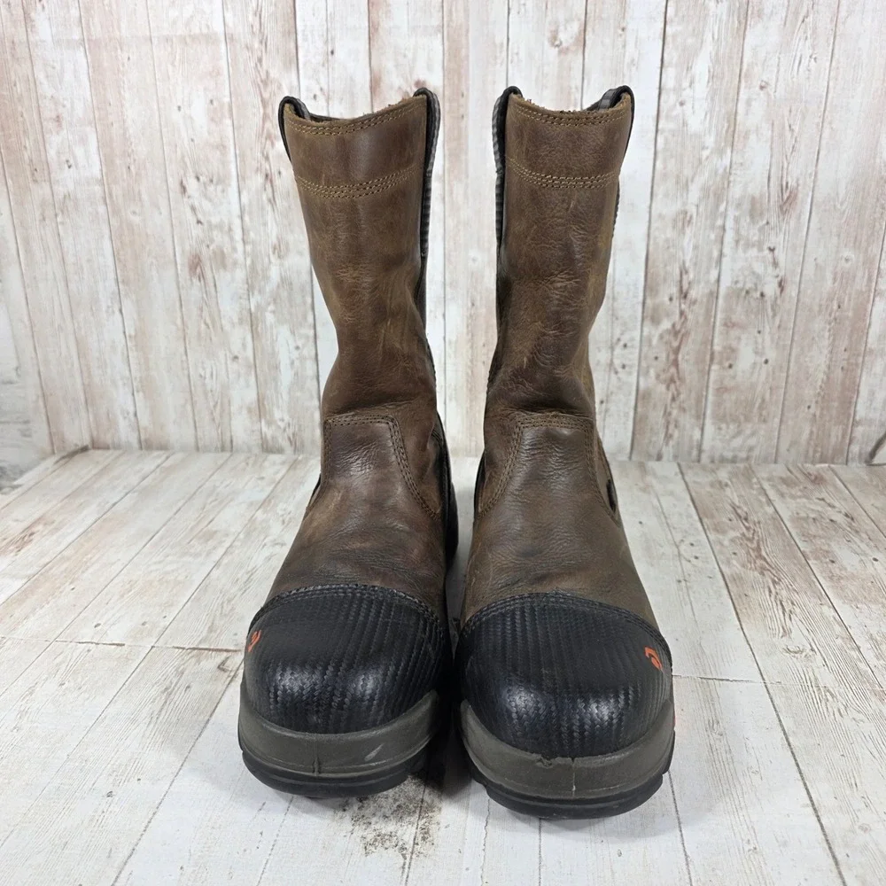 Wolverine Mens I-90 EPX Carbon Fiber Toe Waterproof Work Boots Brown W10650 9.5M